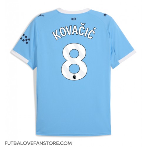 Manchester City Mateo Kovacic #8 Domáci futbalový dres 2025-26 Krátky Rukáv Manchester City Mateo Kovacic #8 Domáci futbalový dres 2025-26 Krátky Rukáv